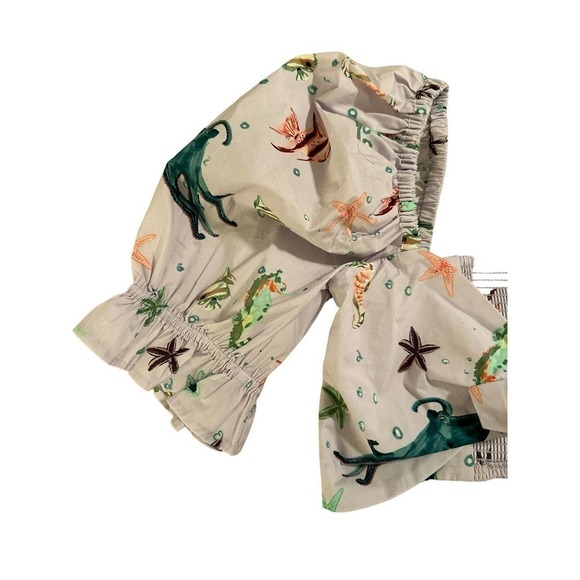Hill House Home The Isabella Top in Sea Creatures Size M - Picture 6 of 8